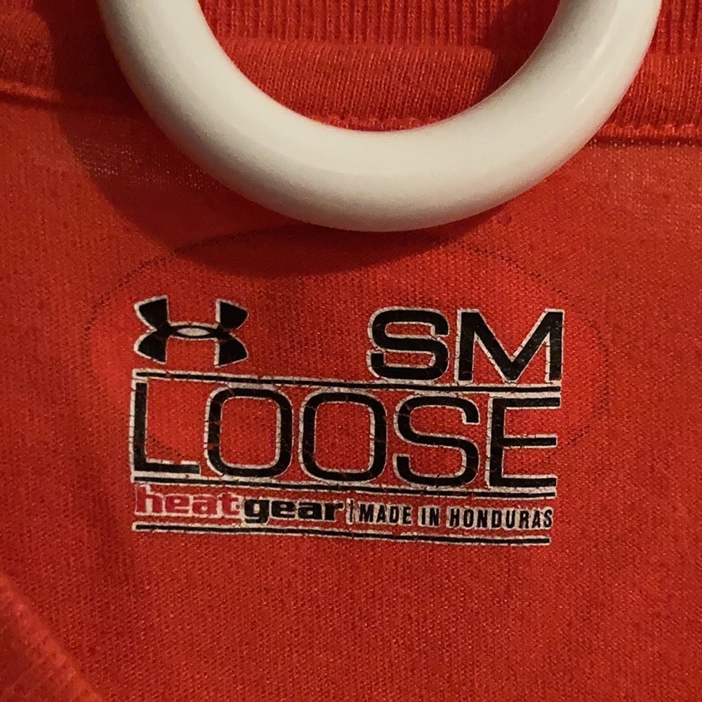 Men’s Under Armour T-Shirt. Size S, ORANGE - Picture 4 of 4